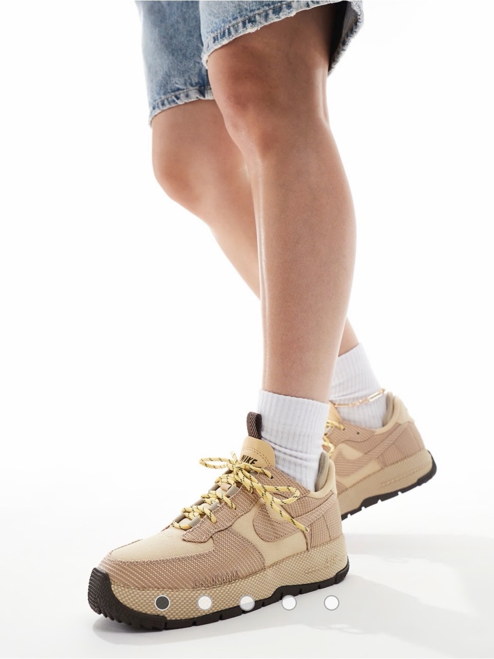 Nike Air Force 1 Wild sneakers in brown